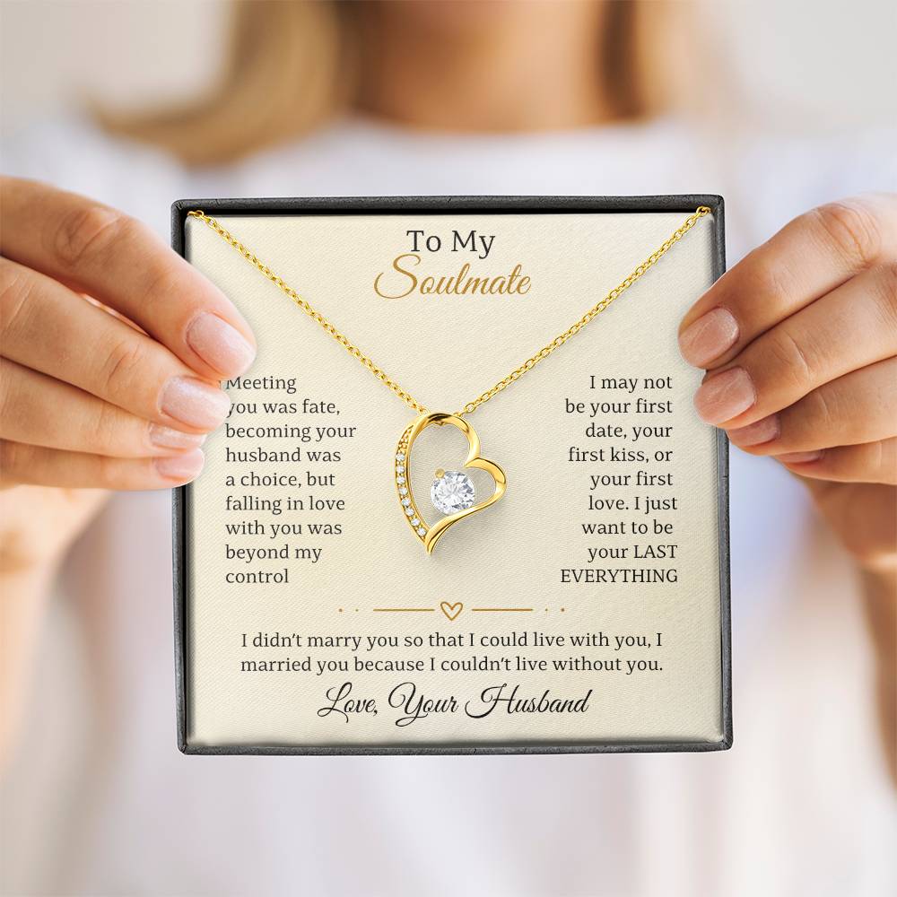 Wife- Forever Love Necklace – My Heart Belongs to You (70C)