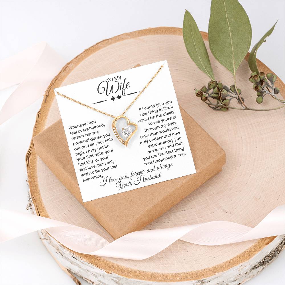 Wife- Forever Love Necklace – A Promise She’ll Treasure Forever (138)