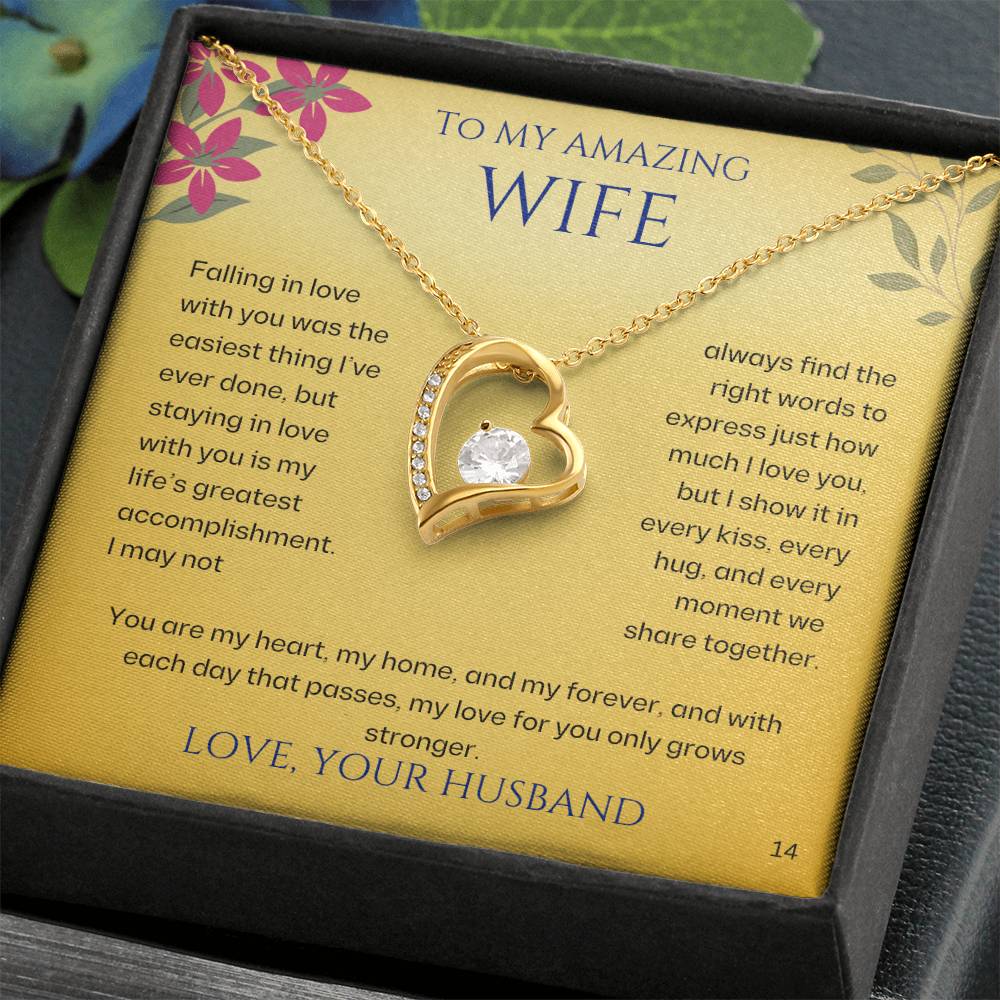 Wife-Personalized this dazzling Forever Love Necklace is sure to make her heart melt! 14