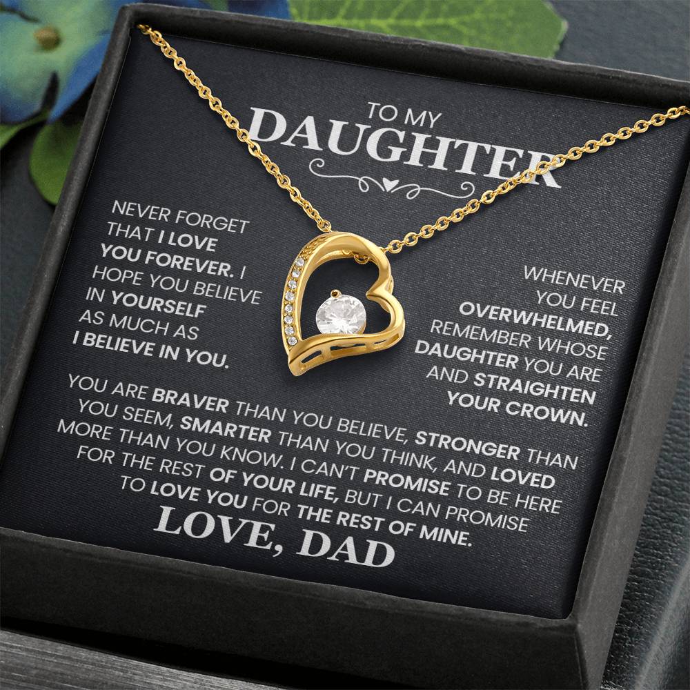 Daughter- Forever Love Necklace – Gift of Love and Strength (10)