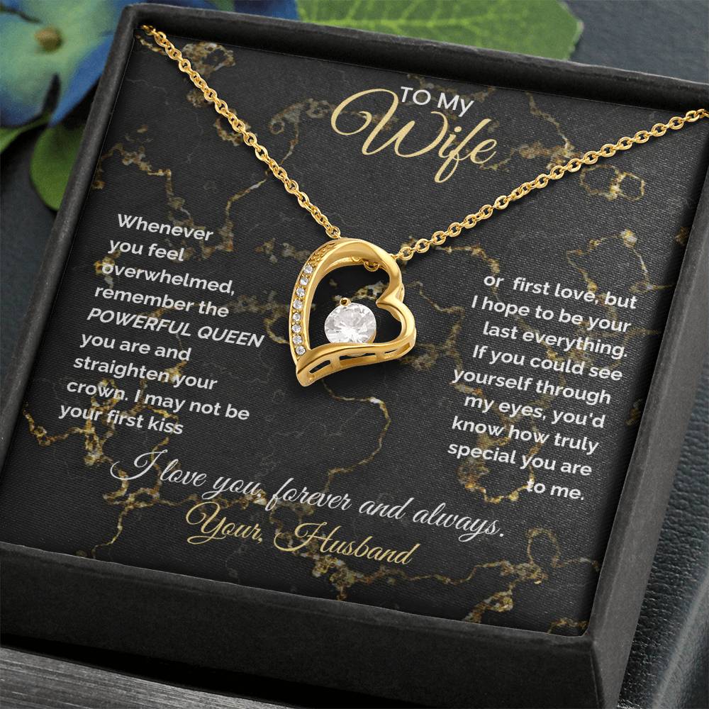 Wife- Forever Love Necklace – My Heart Belongs to You (138E)
