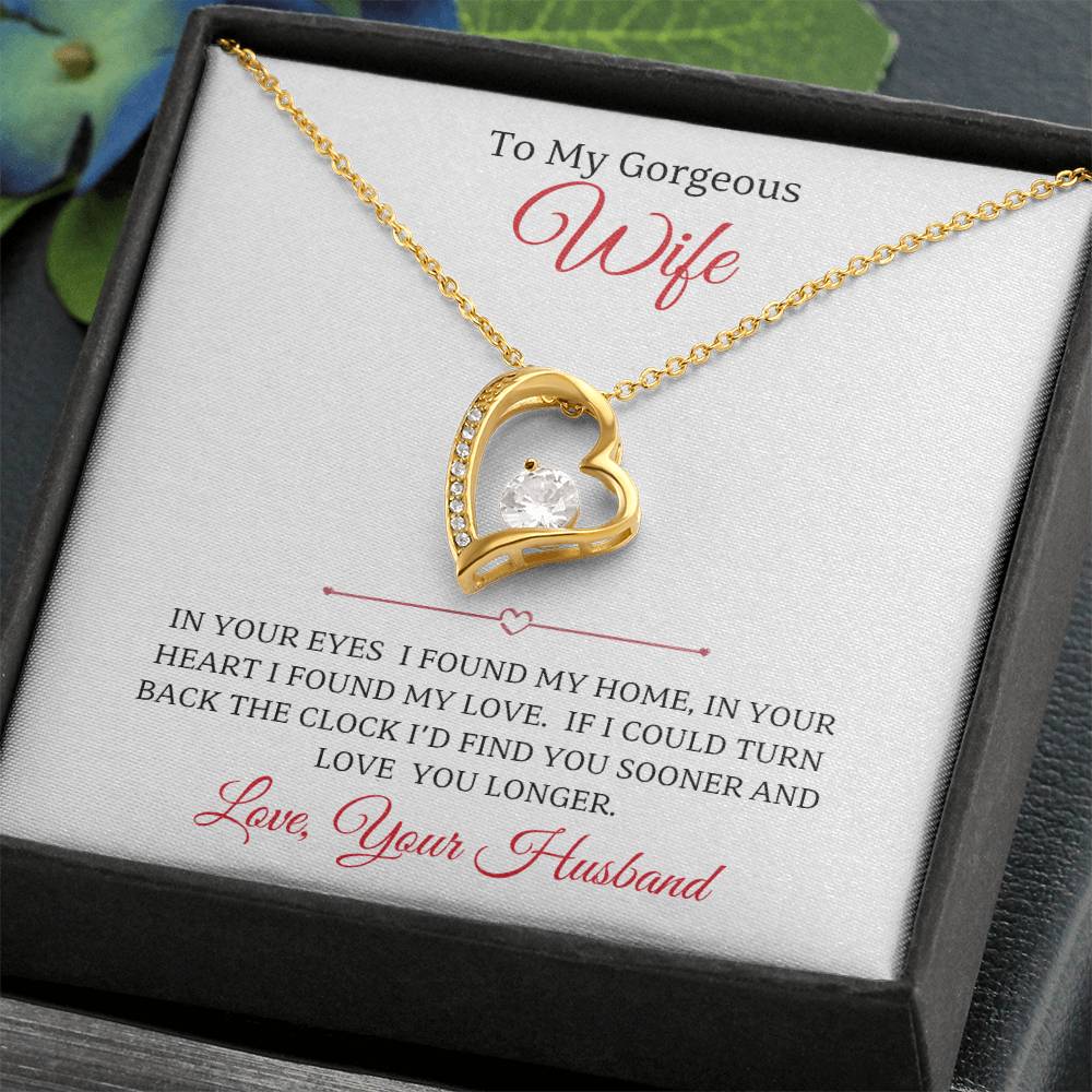 Wife-Forever Love Necklace-Missing Piece (75C)
