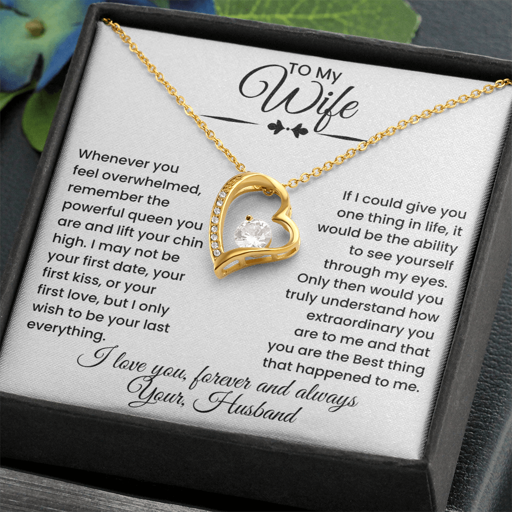 Wife- Forever Love Necklace – A Promise She’ll Treasure Forever (138)