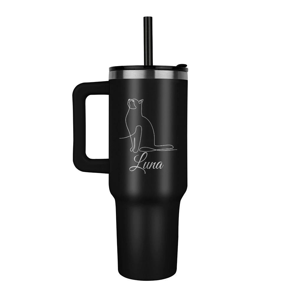 Cat- Personalized this Pinnacle 40oz Tumbler 10