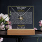 To My Daughter-Personalized  Keepsake  Acrylic and Alluring Necklace 74