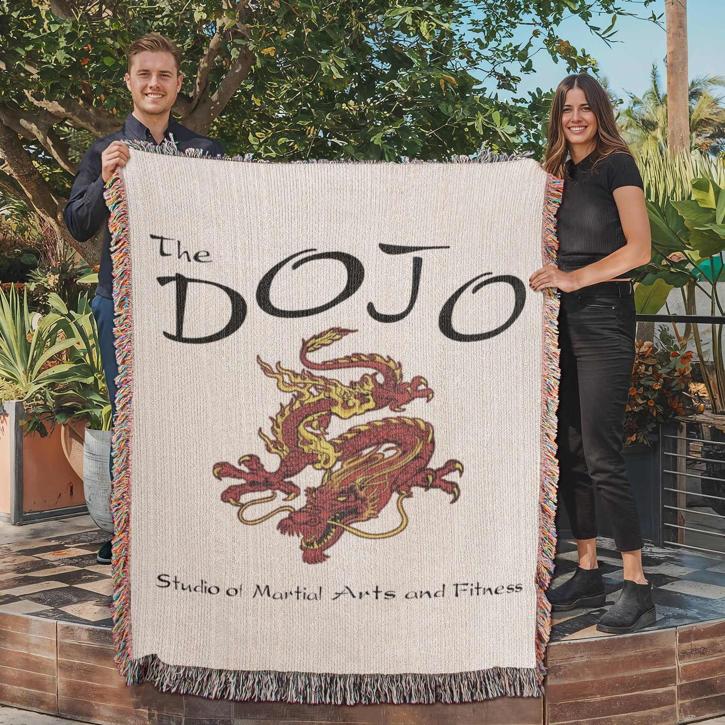 Personal-Dojo- Keepsake Heirloom Artwork Woven Blanket