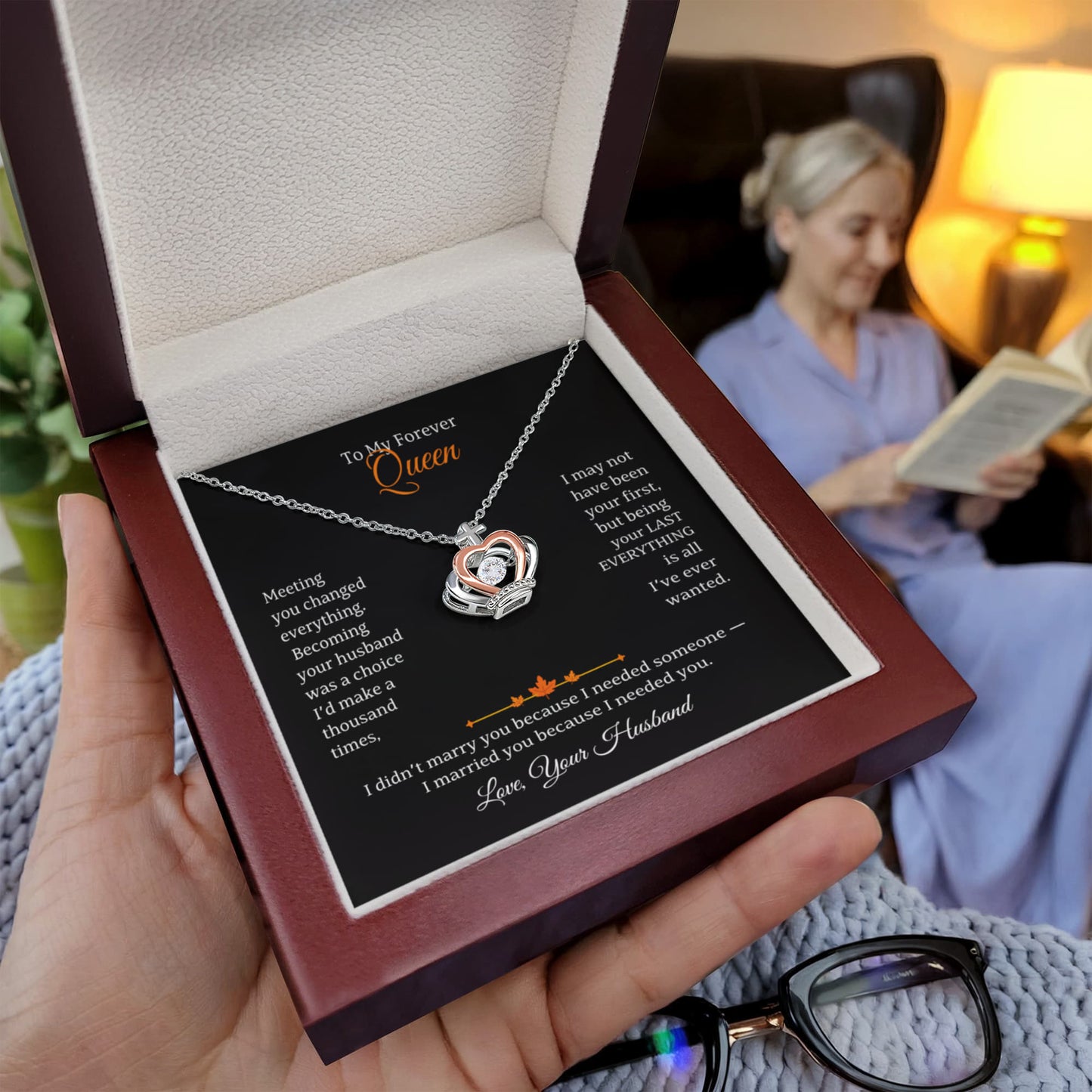 Wife (Queen)- Crown Necklace (71E)