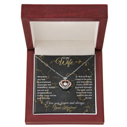 Wife – Crown Necklace, Queen of My Heart (138E2)