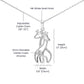 Granddaughter- Charming Giraffe Necklace 131