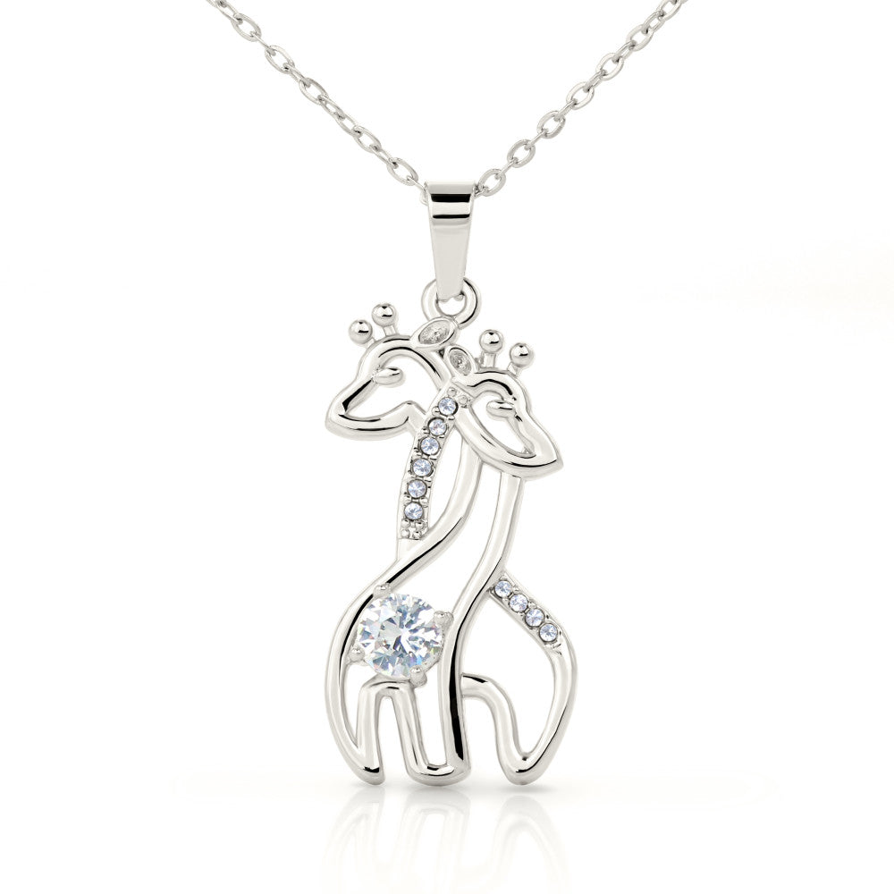 Granddaughter- Personalized this charming Giraffe Necklace. Show your special someone that they share these remarkable qualities with a meaningful gesture of love. 131