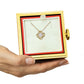 For Her-Love Knot Necklace with rotating Rose Box
