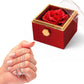 For Her-Forever Love  Necklace with rotating Rose Box