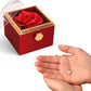 For Her-Alluring  Necklace with rotating Rose Box