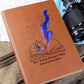 Graphic Leather Journal-Personalized Self Discovery