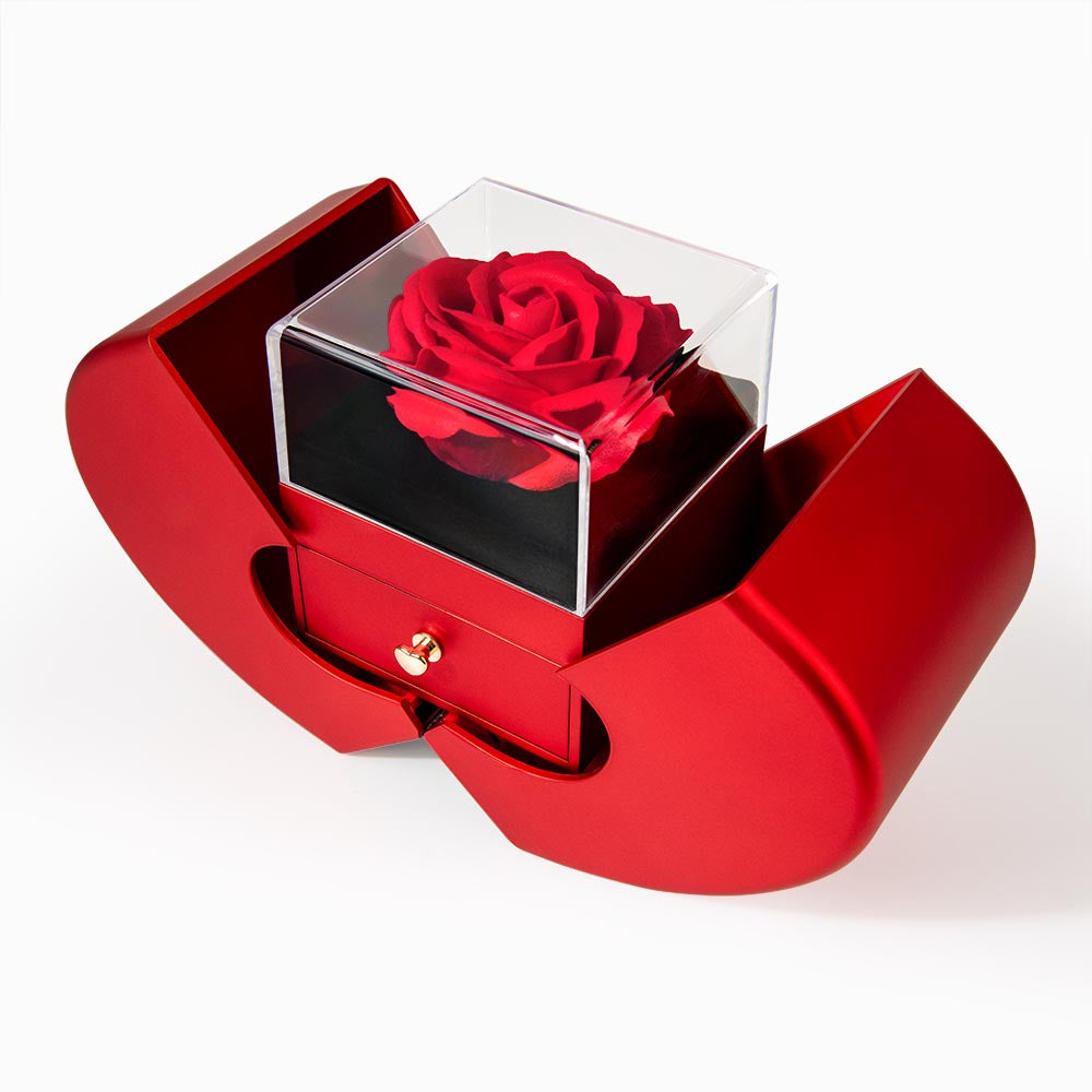 Forever Love + Red Rose Box-Wife gift