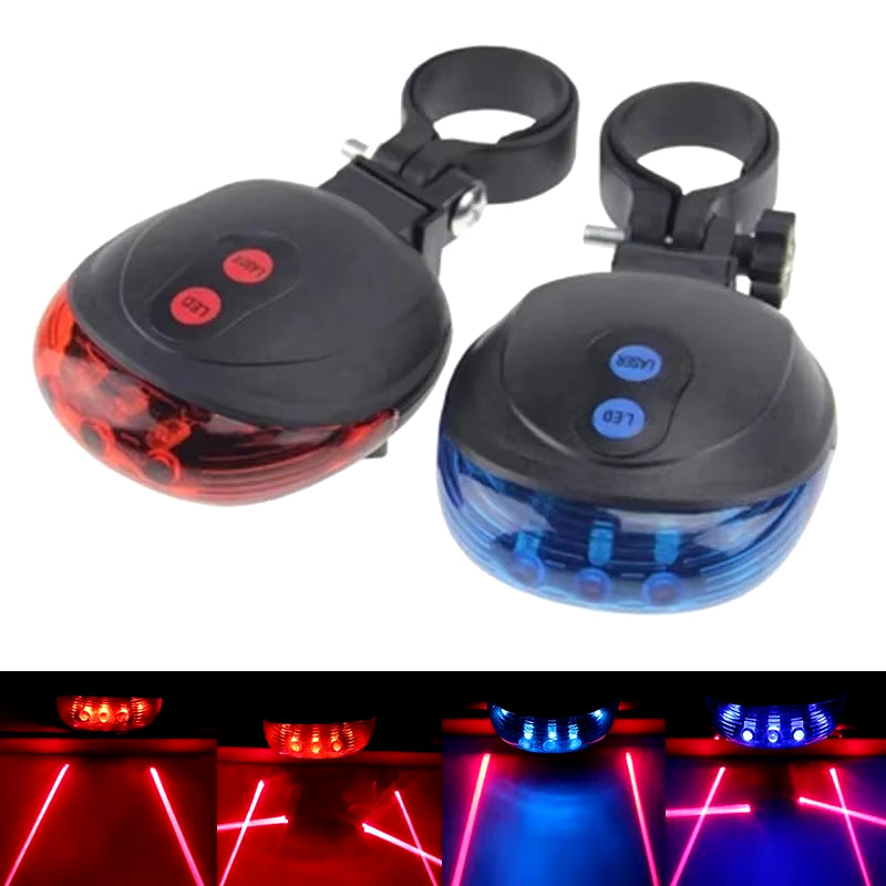 Bicycle 2 Lasers LED Tail Lights 