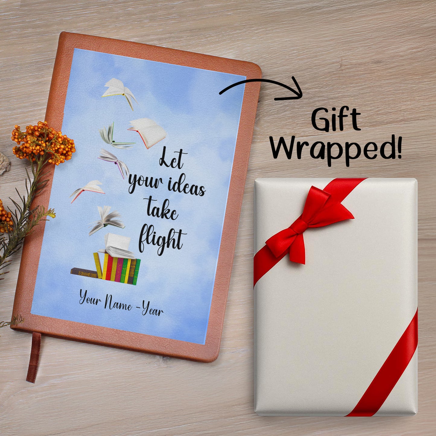 Graphic Journal with Free Gift Wrap-Imagination