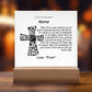 Acrylic Square Plaque-Personalized Religious quote