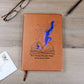Graphic Leather Journal-Personalized Self Discovery