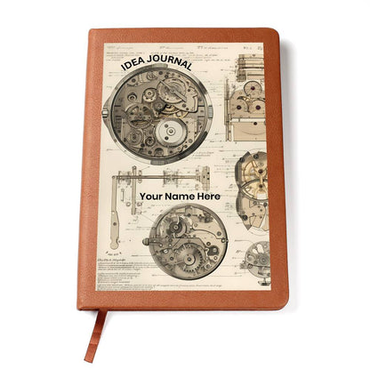 Graphic Leather Personalized Journal for Ideas