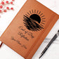 Graphic Leather Journal-Personalized Self Discovery