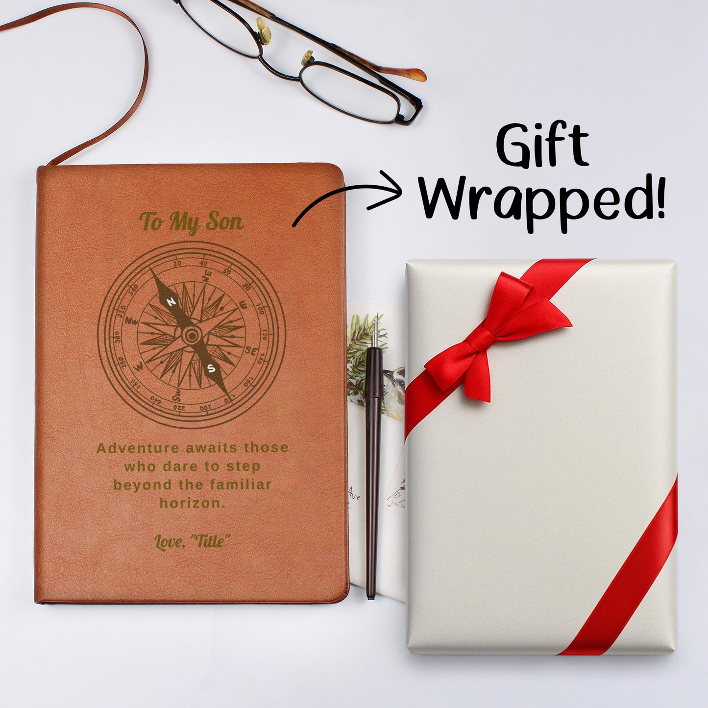 Graphic Journal with Free Gift Wrap-Adventure