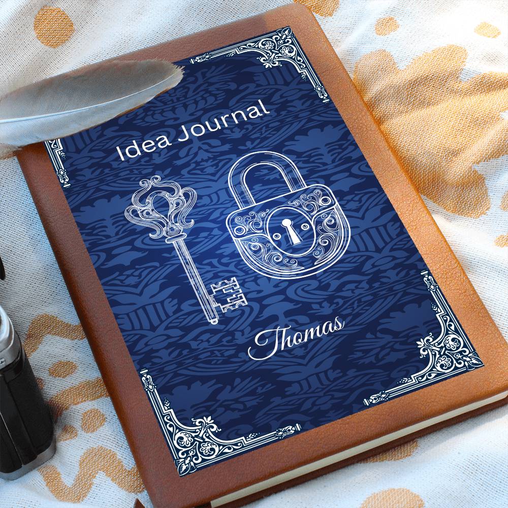 Graphic Leather Journal-Premium Idea Book (33)