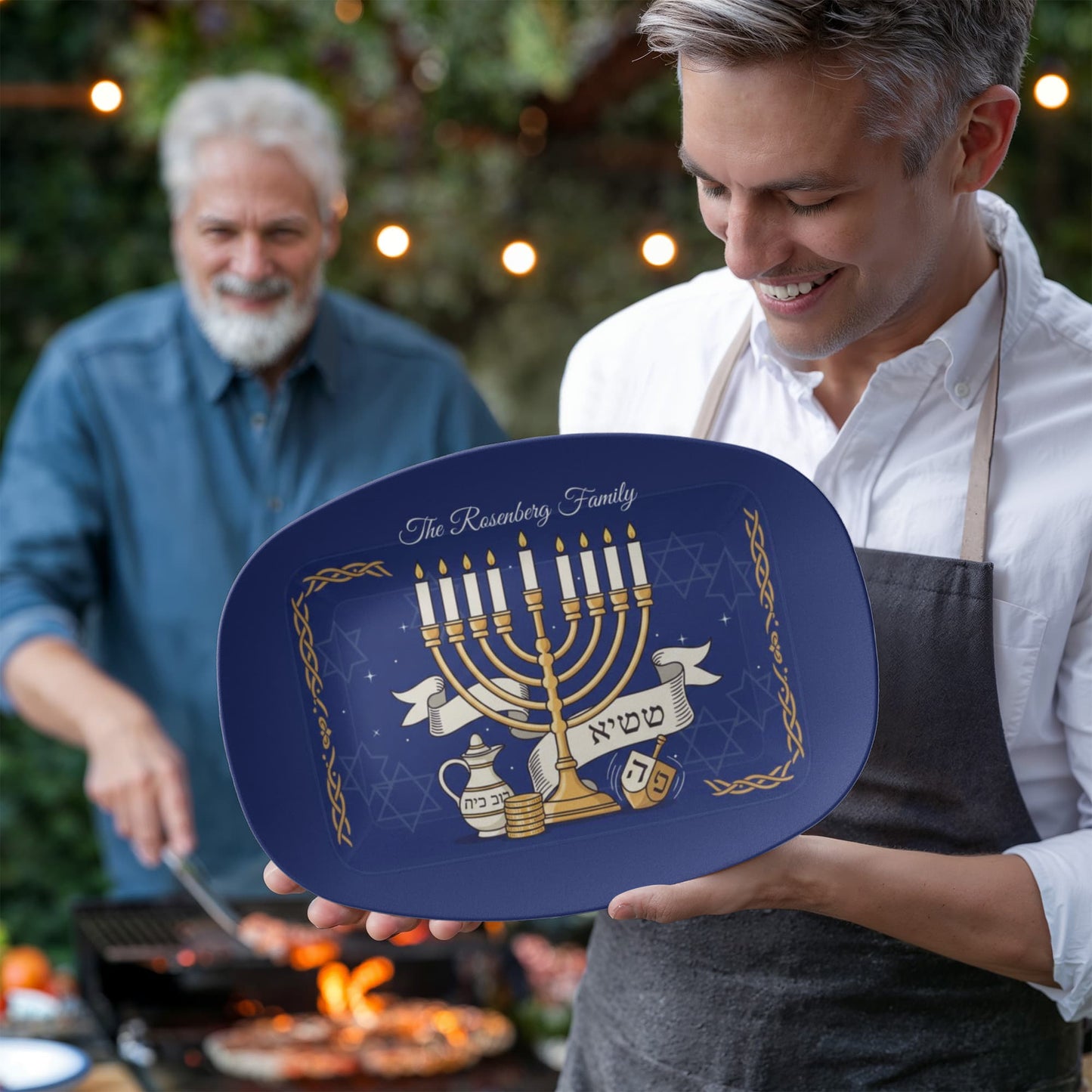 10”x14” Platter-Personalized Hanukkah Holiday (16)