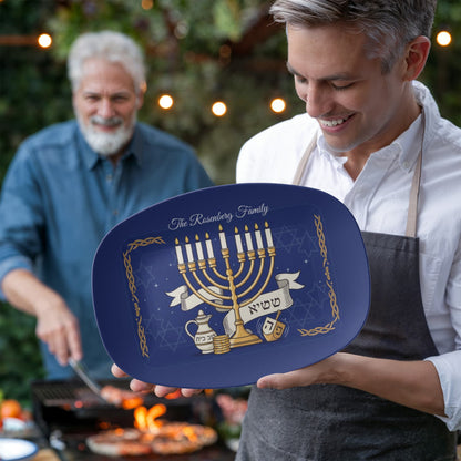 10”x14” Platter-Personalized Hanukkah Holiday (16)