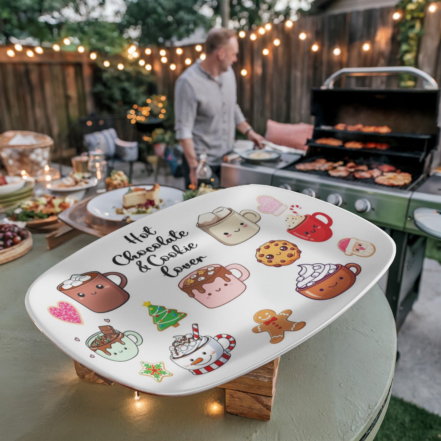 10”x14” Platter-Holiday Cookies for Santa
