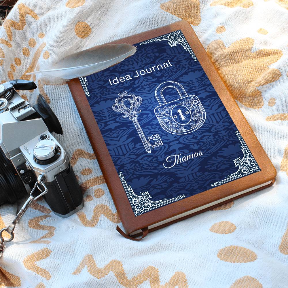 Graphic Leather Journal-Premium Idea Book (33)