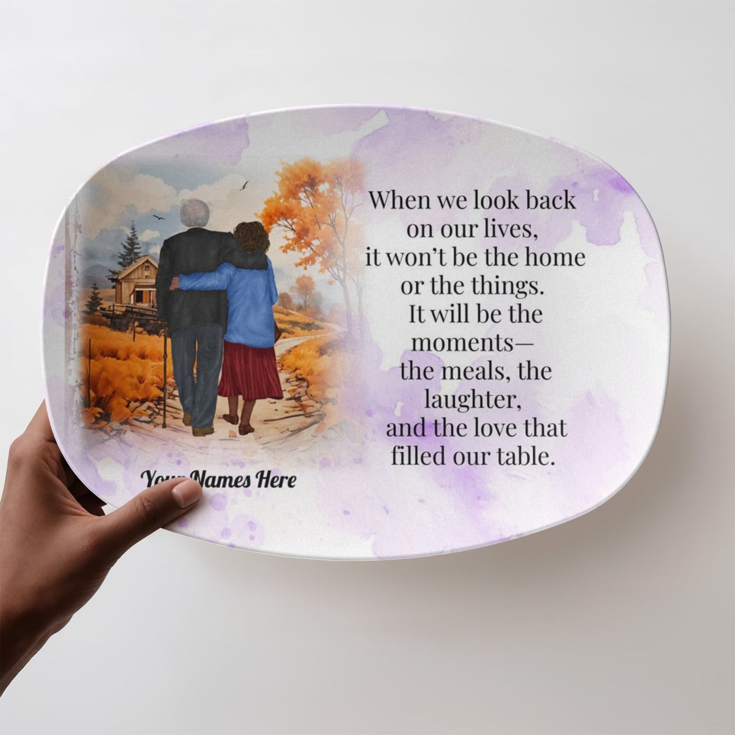 10”x14” Platter-Personalized Names-Special Moments