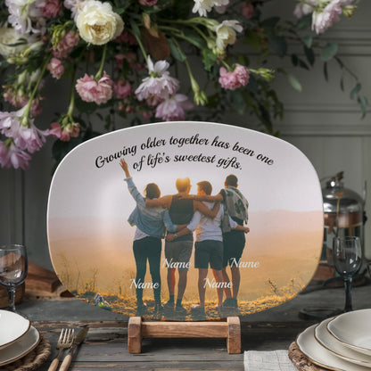 10”x14” Platter-Personalized with picture and name(s)