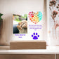 Acrylic Square Plaque- Pet Personalized Memorial
