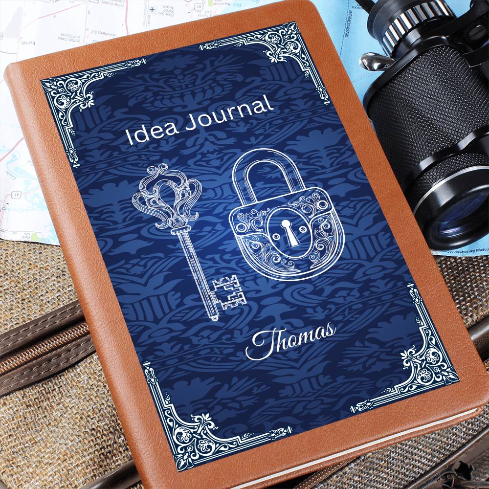 Graphic Leather Journal-Premium Idea Book (33)