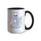 7 Colors Accent Mugs-Personalized Skeleton Coffee Addict Mug
