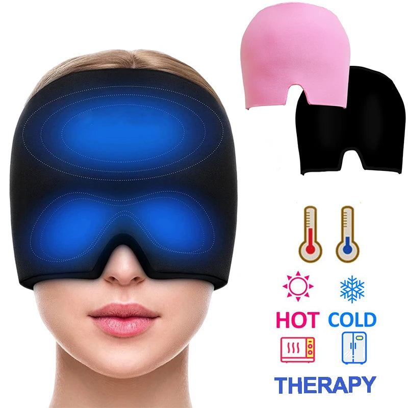 Gel Ice Headache Migraine Relief Hat  