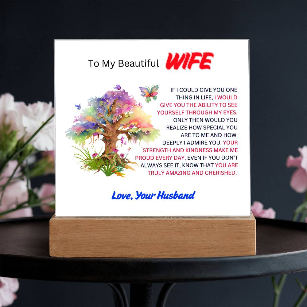 Acrylic Square Plaque