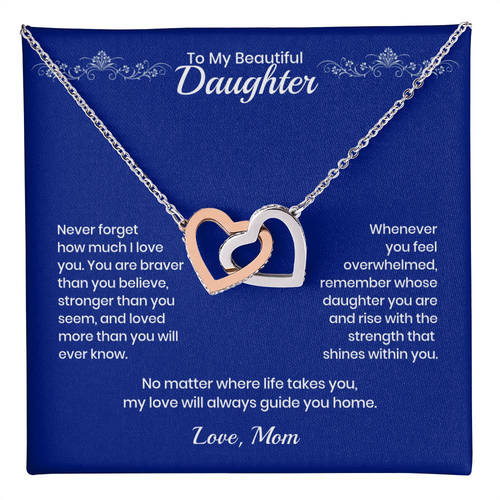 Daughter – Interlocking Heart Necklace (86)