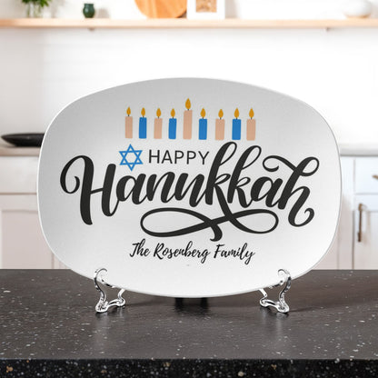 10”x14” Platter-Personalized Hanukkah Holiday