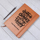 Graphic Leather Gratitude Journal – Personalized with Name