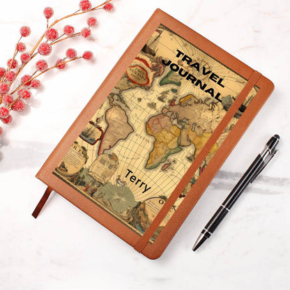 Graphic Leather Journal– Meaningful Gift Journal (31)