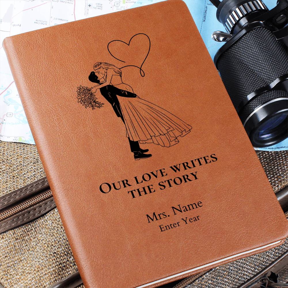 Graphic Journal with Free Gift Wrap-Wedding