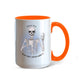 7 Colors Accent Mugs-Personalized Skeleton Coffee Addict Mug