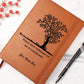 Graphic Leather Journal-Personalized Self Discovery