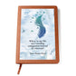 Graphic Leather Journal-Personalized Self Discovery-Gentleness