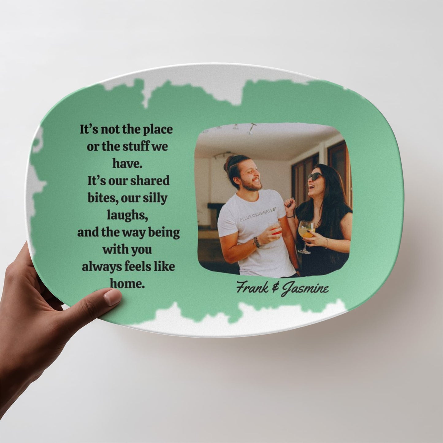 10”x14” Platter-Personalized Couple Platter
